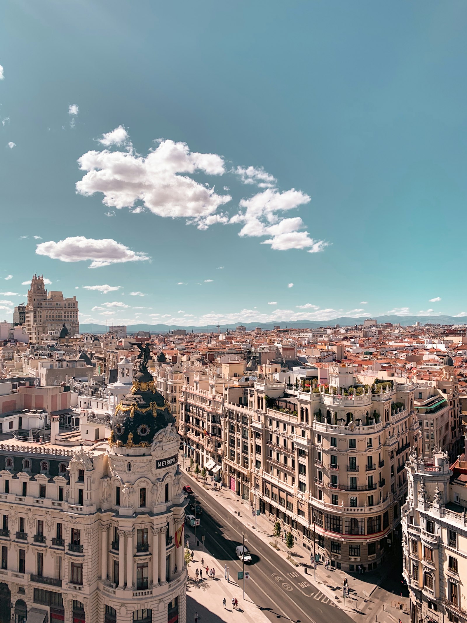 Calle Gran Vía de Madrid